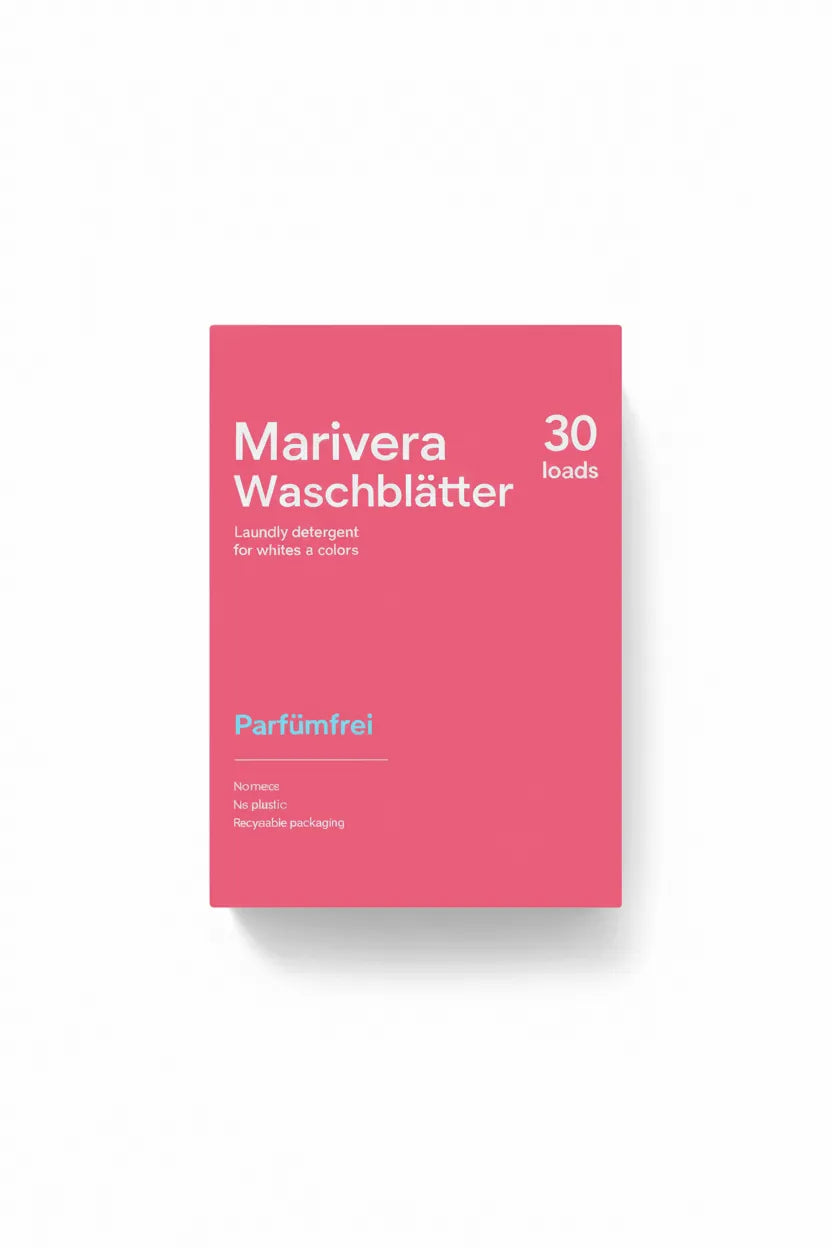 Marivera Waschmittelblätter - Parfümfrei