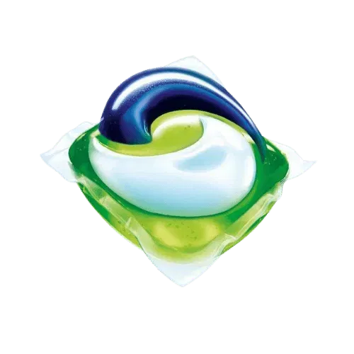 Waschmittel Pods als Alternative – vordosiert, aber oft in Plastik verpackt und weniger flexibel in der Dosierung.