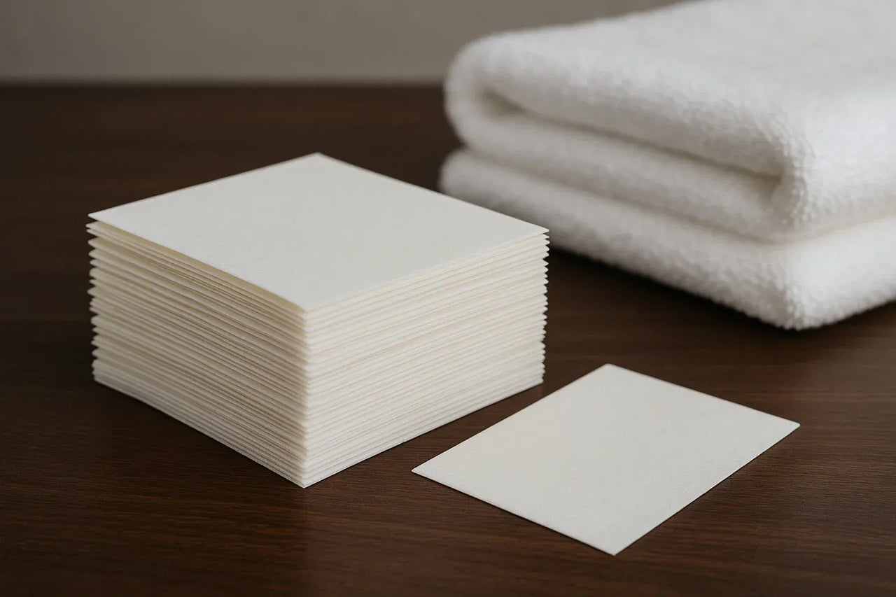 Marivera Waschmittelblätter im Detail – vorportionierte Blätter als einfache Alternative zu herkömmlichem Waschmittel.